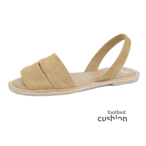 Almeria Avarcas Menorcan Sandals in Camel Beige