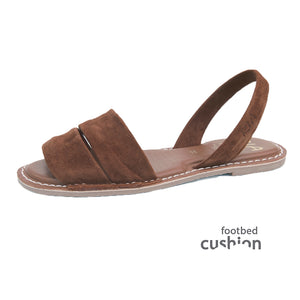 Almeria Avarcas Menorcan Sandals in Chocolate