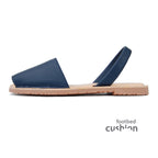 Riashoes Avarcas in navy with comfortable footbed