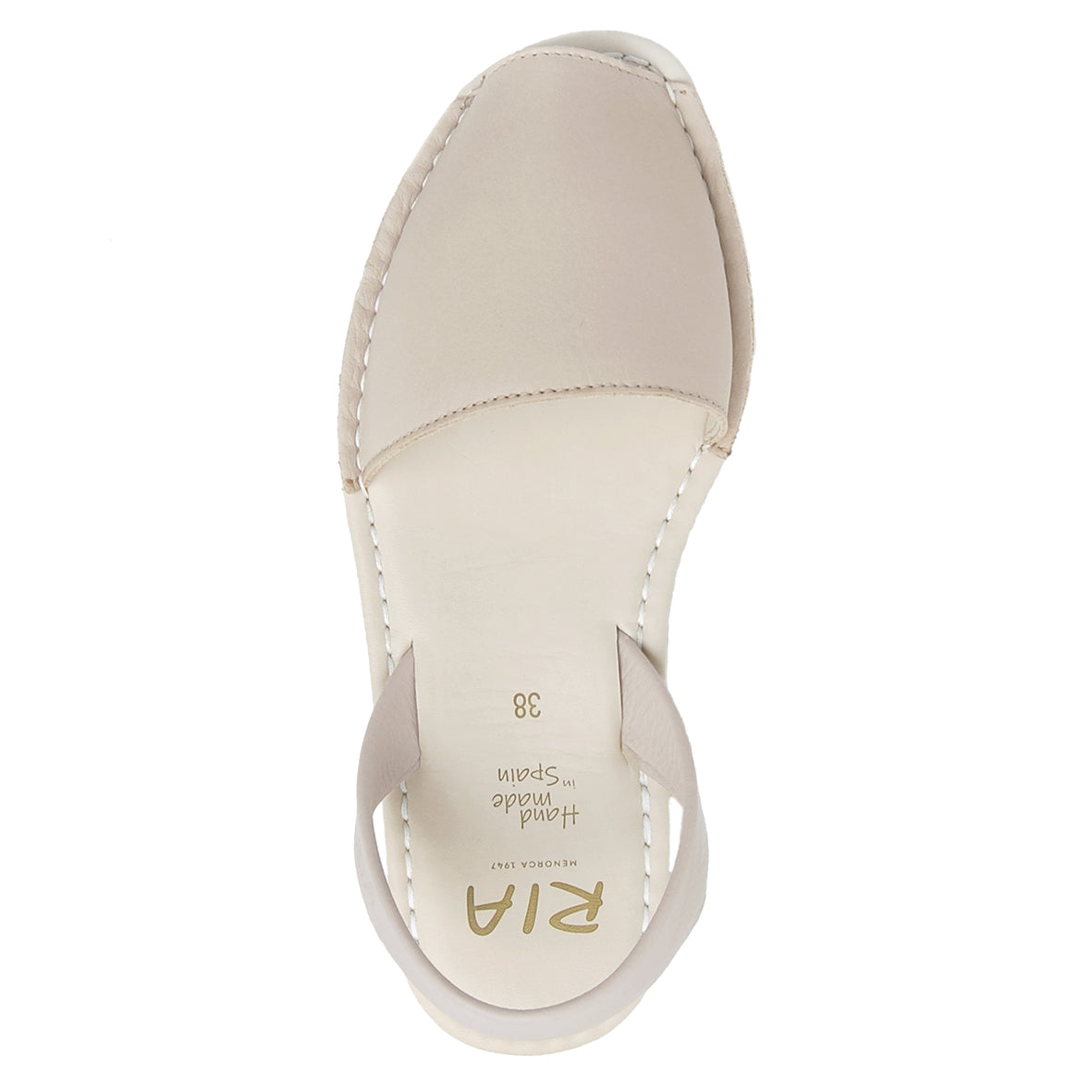 Avila Cushioned Avarcas Sandals in Beige