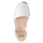 Avila Cushioned Avarcas Sandals in White