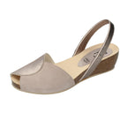 Bicco Avarcas Cork Wedge in Onix & Mauve