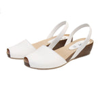 Cardona Avarcas Cork Wedge in White