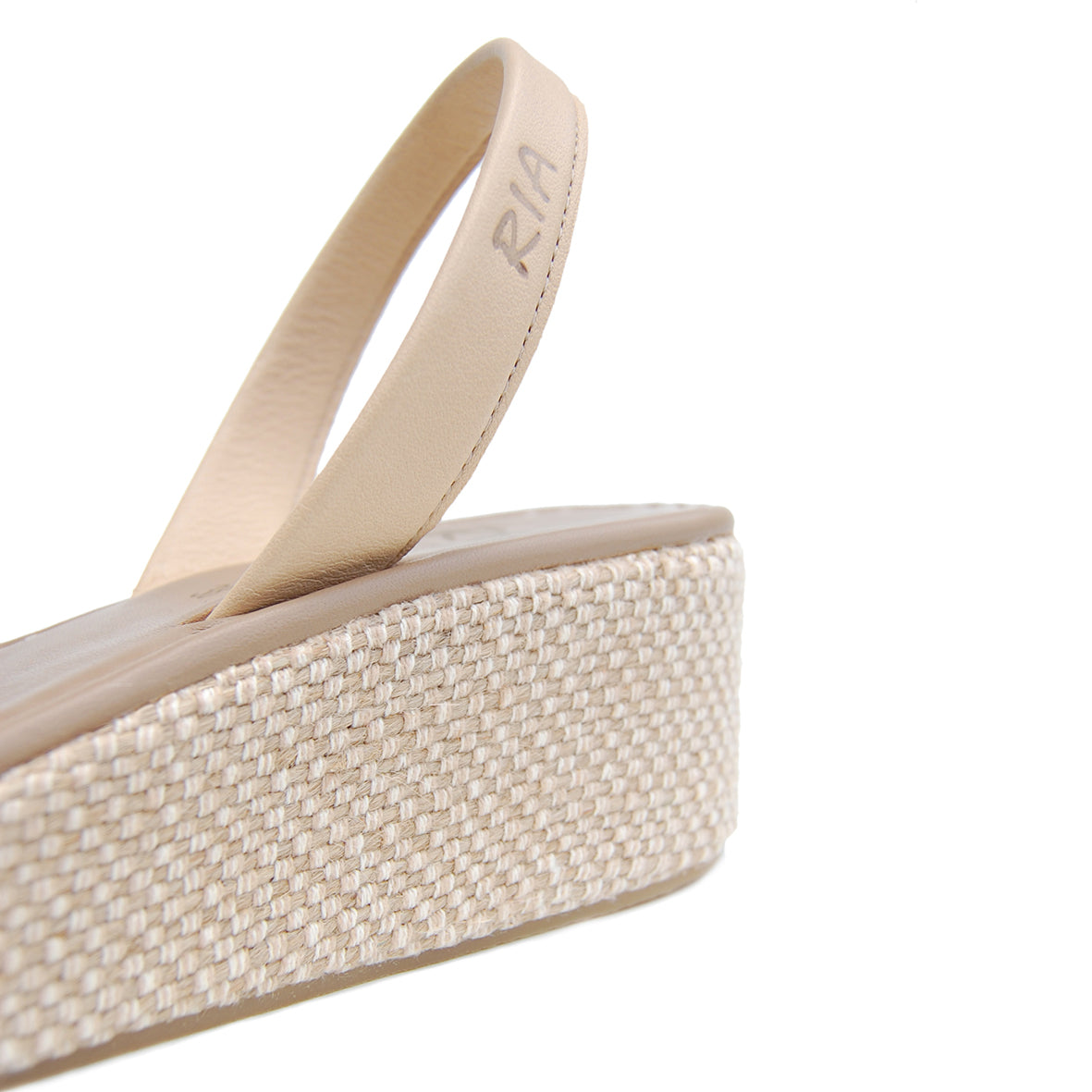 Carmen Cushioned Wedge in Sand