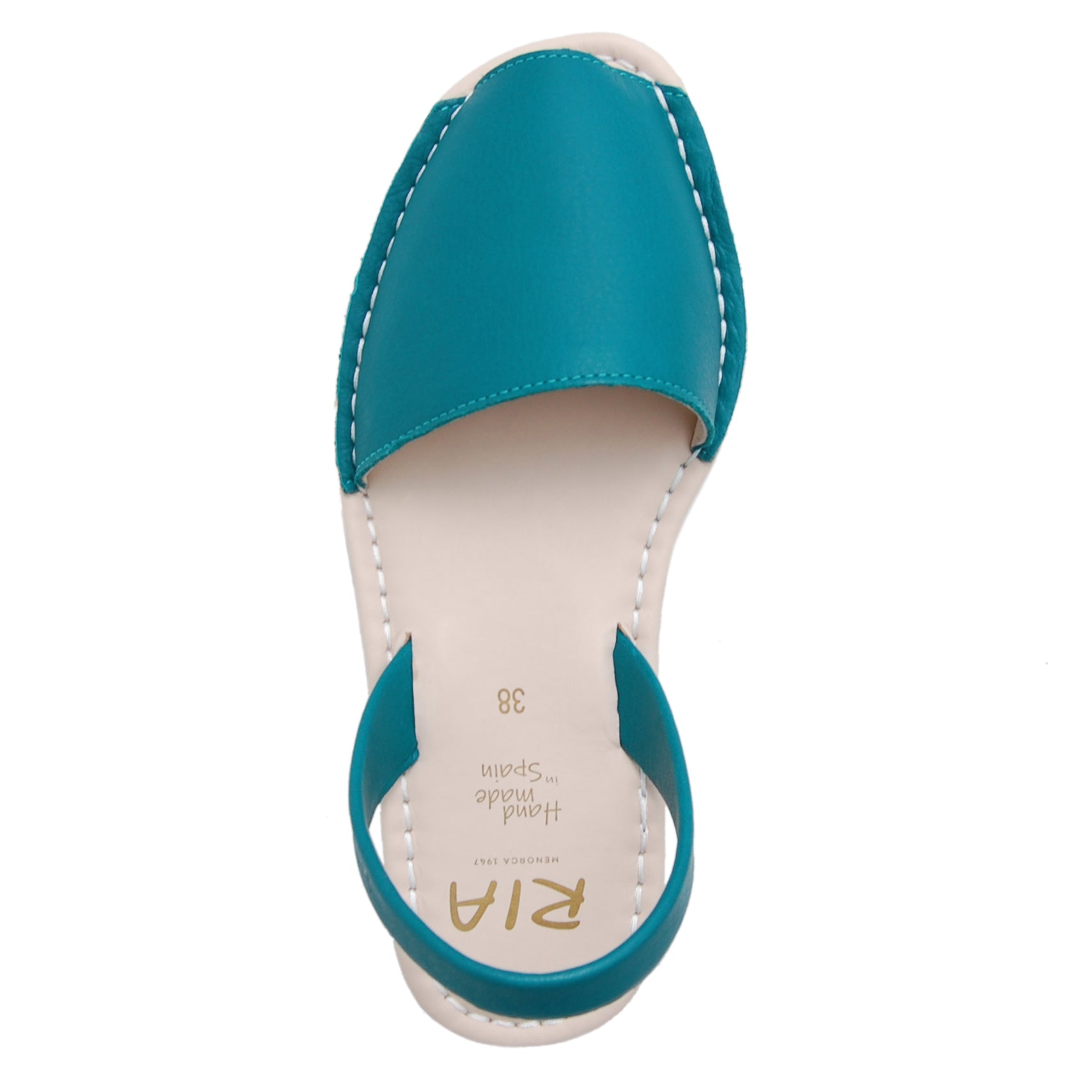 Avila Cushioned Avarcas Sandals in Teal