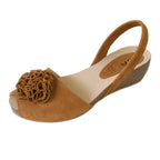 Adoria Cork Wedge in Camel