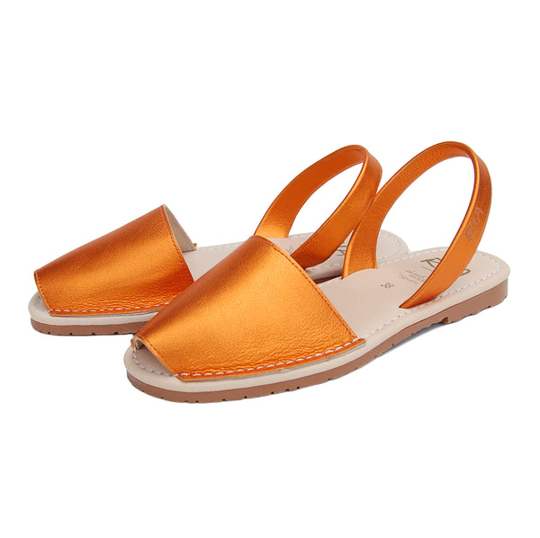 Ibiza Avarcas Menorcan Sandals in Orange