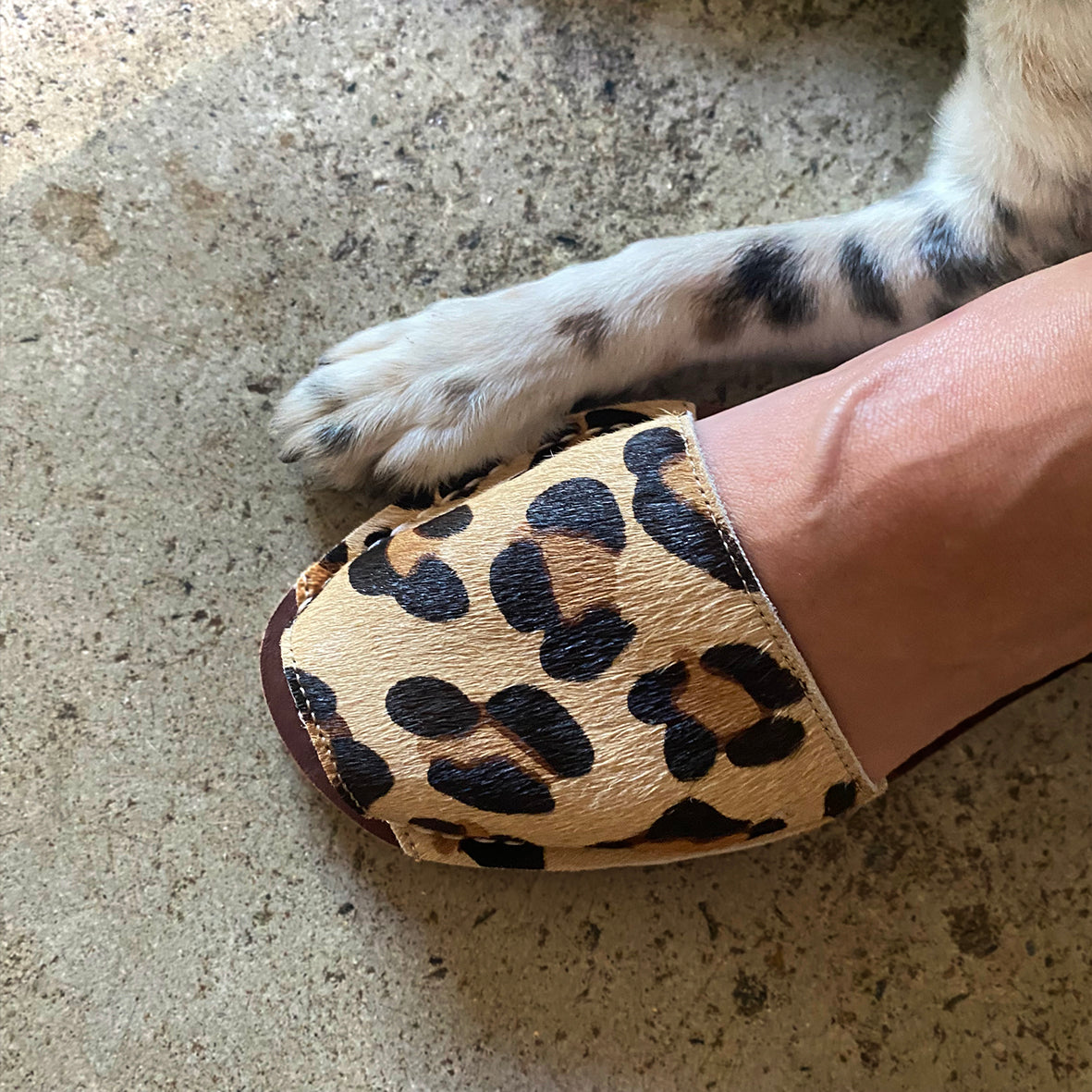 Mancha Sandals in Somali Leopard