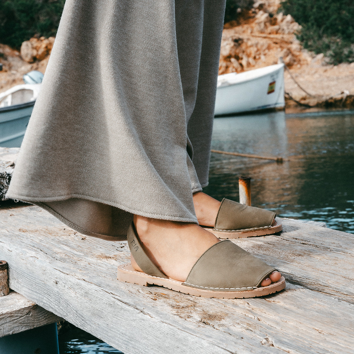 Avarcas Menorcan Sandals Morell in Putty