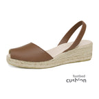Prado Low Jute Wedge Espadrilles in Tan