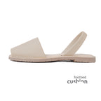 Comfort Shoes Avarcas in Beige with Comfortable Inner Sole