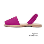 Avila Cushioned Avarcas Sandals in Magenta
