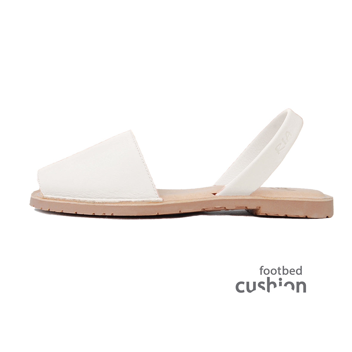White Spanish Avarcas Sandal with Comfort Sole