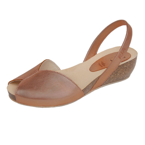 Rosalia Avarcas Cork Wedge in Nut