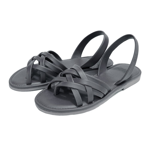 Arena Cushioned Avarcas Sandals in Black