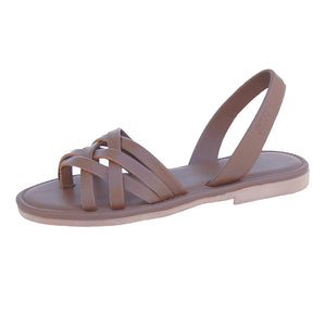 Arena Cushioned Avarcas Sandals in Mocca