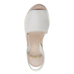 Carmen Cushioned Wedge in Cream
