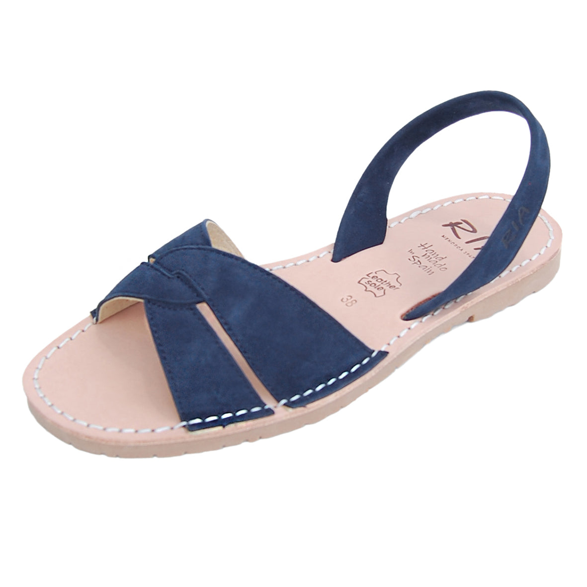Como Avarcas Menorcan Sandals in Navy