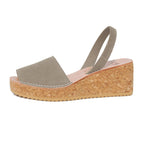 Chorco Cork Wedge in Fawn