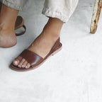 Costa Avarcas Menorcan Sandals in Choco