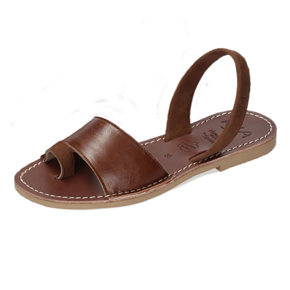 Costa Avarcas Menorcan Sandals in Choco