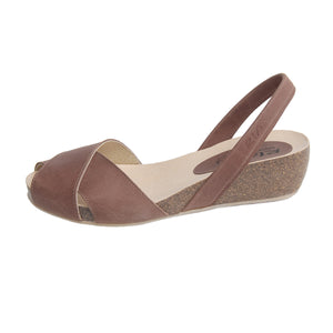 Cruz Cork Wedge in Tan