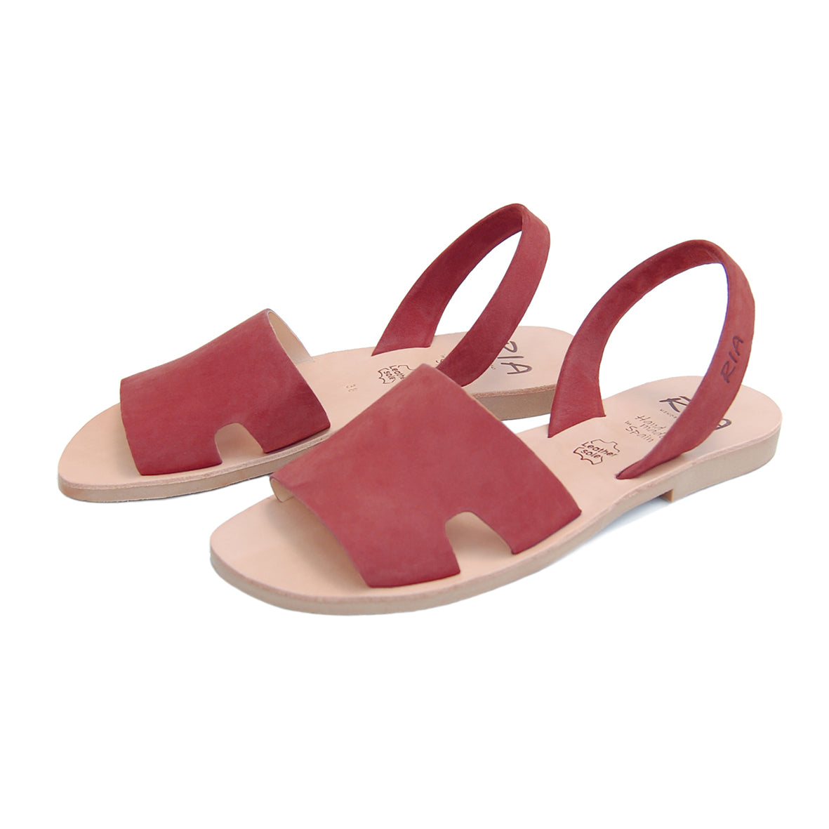 Elsa Avarcas Sandals in Red