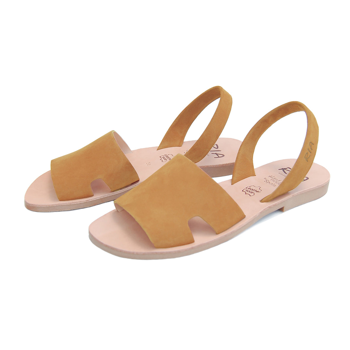Elsa Avarcas Sandals in Camel