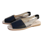 Allegra Cushioned Avarcas Sandals in Black