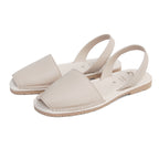 Avila Cushioned Avarcas Sandals in Beige