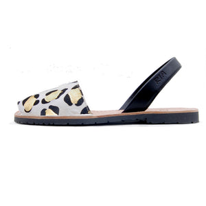Mancha Avarcas Sandals in Gold Spot