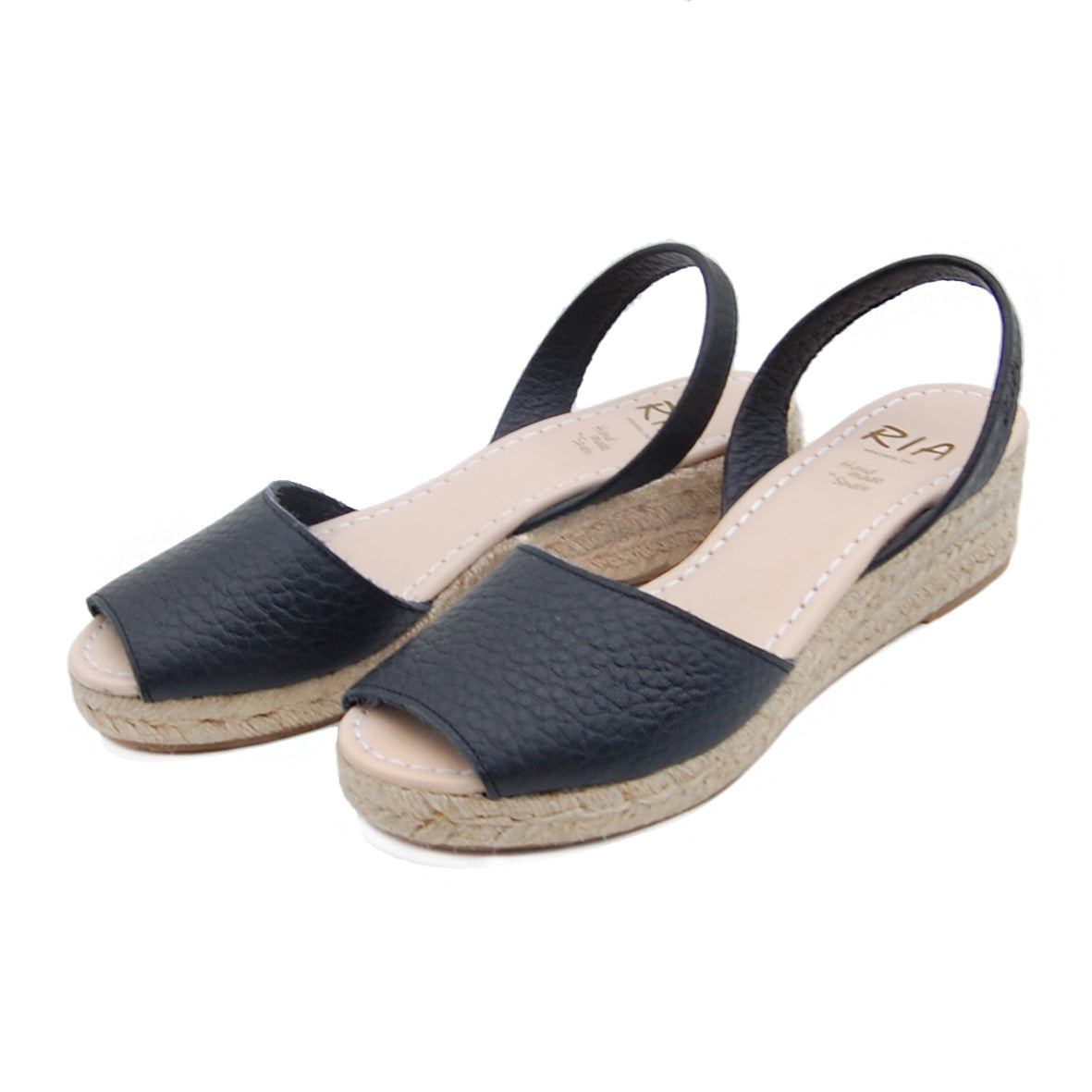 Vicki Low Jute Wedge Espadrilles in Black