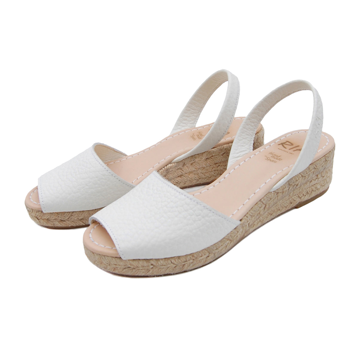 Vicki Low Jute Wedge Espadrilles in White