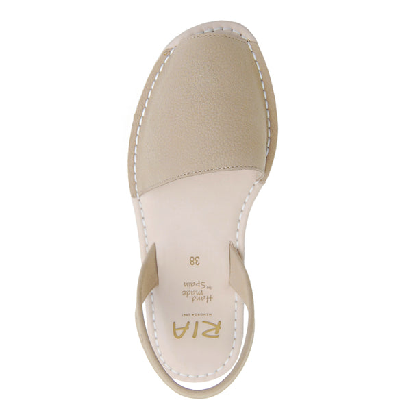 Tierra Cushioned Avarcas Sandals in Beige