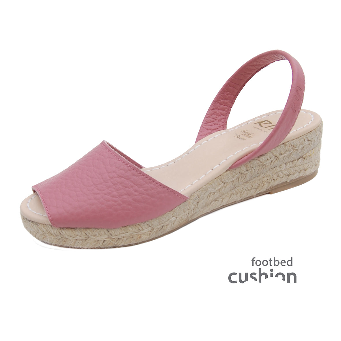 Vicki Low Jute Wedge Espadrilles in Azalea