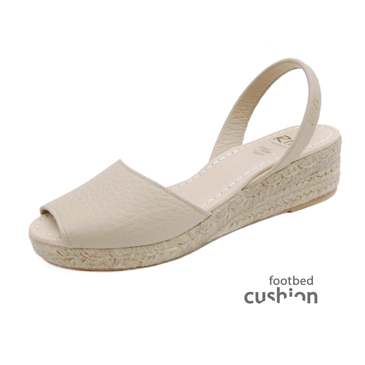 Vicki Low Jute Wedge Espadrilles in Beige