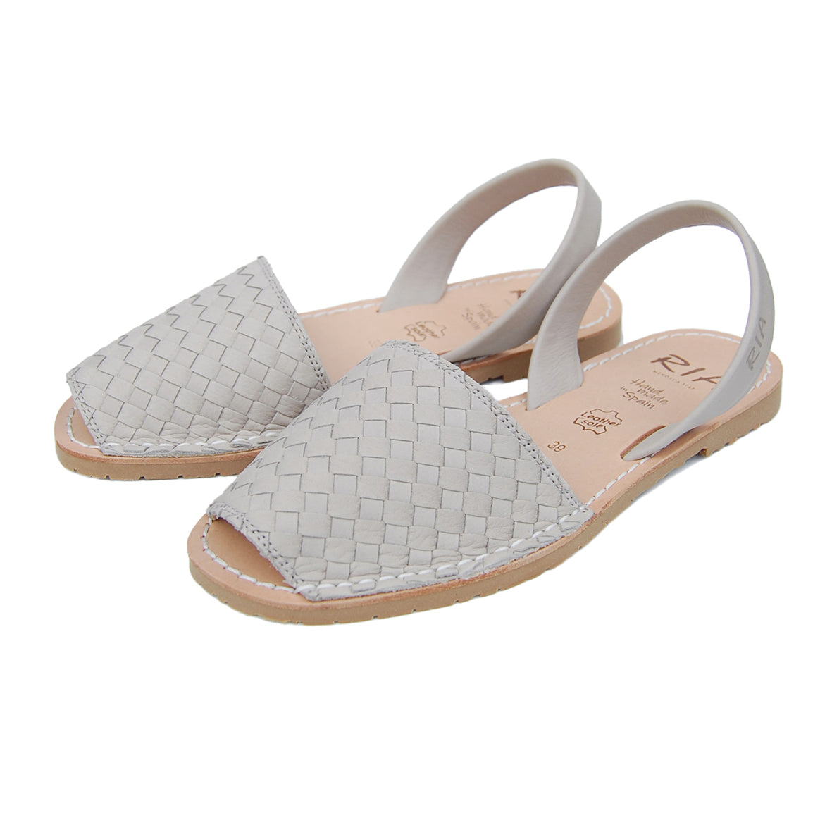 Viva Avarcas Braided Sandals in Stone