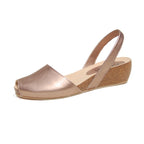 Turo Avarcas Cork Wedge in Rosegold
