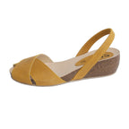 Cruz Cork Wedge in Mustard