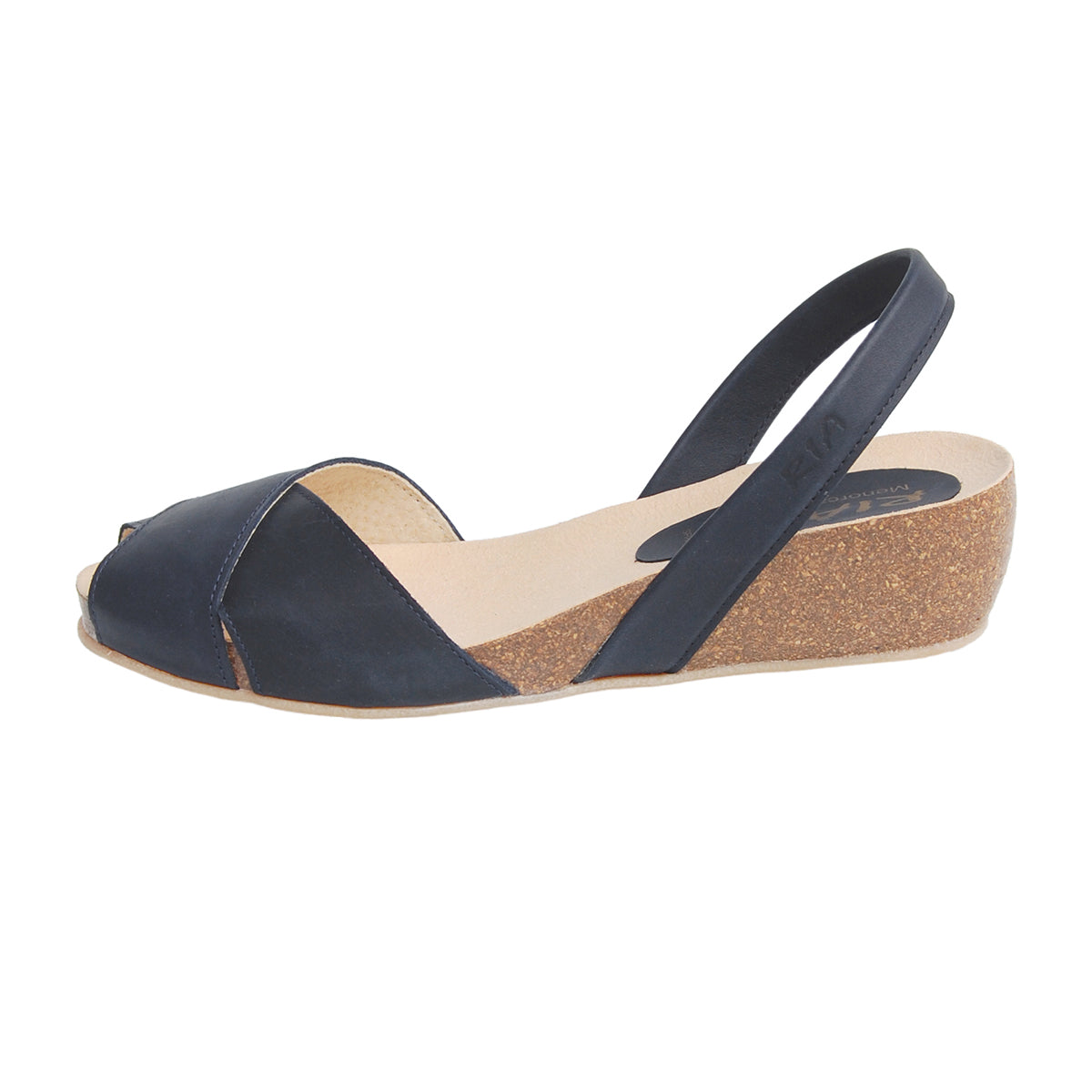 Cruz Cork Wedge in Navy