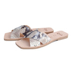 Eterna Spanish Leather Slide in Snake