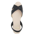 Loretta Low Jute Wedge Espadrilles in Black
