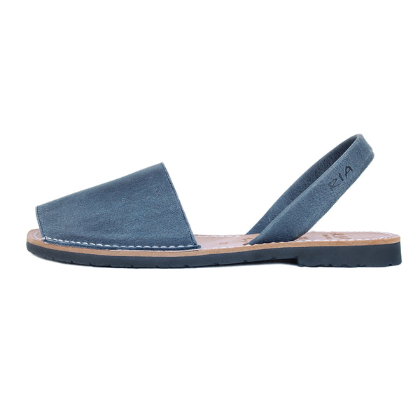 Morell Avarcas Blue Leather Sandals Australia
