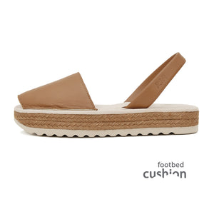 Avarcas Australia Tan Colour Platform espadrilles on Sale