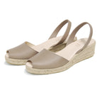 Prado Low Jute Wedge Espadrilles in Putty.