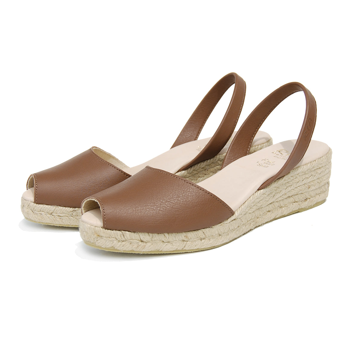 Prado Low Jute Wedge Espadrilles in Tan