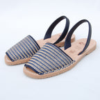 Clio Avarcas Menorcan Sandals in Navy