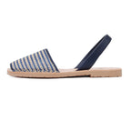 Clio Avarcas Menorcan Sandals in Navy