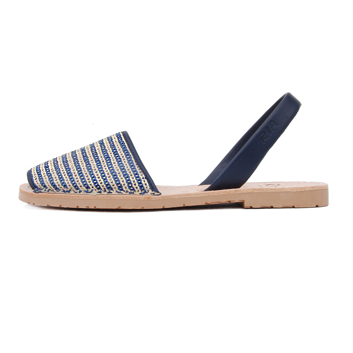 Clio Avarcas Menorcan Sandals in Navy