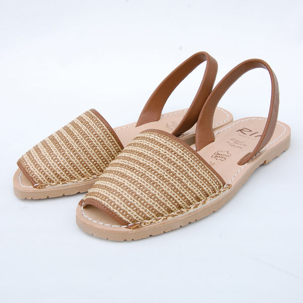 Clio Avarcas Menorcan Sandals in Tan